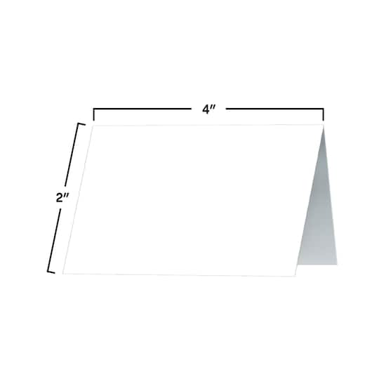 Beistle 2" x 4" White Place Cards, 100ct.